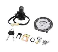 KIMISS Motorrad Sitzverriegelung, Tankdeckel Seat Lock Tankdeckel Verriegelungsschlüssel für Ymh YZF R1 R6 R6S FZ6 FJR1300