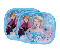 Kinder Auto Sonnenblende 2er Set 33x44 cm - Sonnenschutz für Seitenscheiben mit Motivwahl Eiskönigin, Minnie, Skye, Hello Kitty oder Einhorn - für Kinder, Stil: Eiskönigin