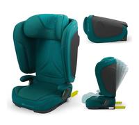 Kinderkraft UNITY2 I-size Kindersitz 100-150 cm, Kinderautositz mit Isofix bis 12 Jahren, Sicherheitssystemen, leicht zu reinigen, atmungsaktives Material des Bezugs, Grün