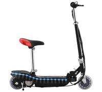 vidaXL E-Scooter mit Sitz und LED 120 W Schwarz