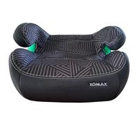 Kindersitz Sitzerhöhung mit ISOFIX I mitwachsend I 15-36 kg, 6-12 Jahre, Gruppe 2/3 I bequeme Armlehnen I ECE 8, Farbe:Streifen