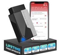 KINGBOLEN EDIAG Elite OBD2 Diagnosegerät Bluetooth,Auto Auslesegerät mit Vollständige System,15 Resets und Aktiver Test, Fahrzeugleistungstest für iPhone & Android,FCA und Can FD,Lebenslange Updates.