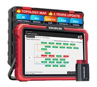 KINGBOLEN K10 Pro K10 ELITE Komplettsystem Bidirektionaler Diagnosescanner Werkzeuge Auto-OBD2-Scanner Topologiekarte 40+ Reset-Service K10 PRO