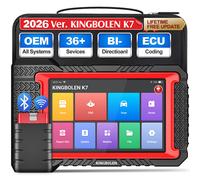 KINGBOLEN K7 ALL Systemdiagnosetool ECU-Codierung Aktiver Test AF-Reset 28 Resets 3 Jahre kostenlos Deutsch PK MK808 LAUNCH X431 CRP919E Global Version