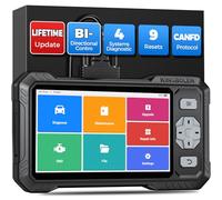 KINGBOLEN S608 OBD2 Diagnosegerät,Kfz Diagnosegerät Für Motor,ABS,SRS,Getriebe,9 Zurücksetzen: Öl,Bremse,ABS,Getriebe,Einspritzdüse,BMS,DPF,SAS,Drosselklappe,Lebenslange kostenlose Updates