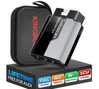 KINGBOLEN Soloscan OBD2 Diagnosegerät für Audi/für VW/für Skoda/für Seat/für Bentley/für Bugatti/für Lamborghini,Alle Systemdiagnosen,50+ Reset-Funktion,Aktiver Test,ECU-Codierung,Kostenloses Update.