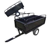 Kippanhänger 200x78x94,5cm abnehmbare Seitenwänden Anhängerverbindung Traktor