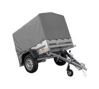 Kipper Anhänger 750 kg Garden Trailer 150 KIPP 150x106 cm [mit Hochplane, Hochsp