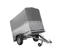 Kipper ungebremst Garden Trailer 200 Kipp mit zusätzlichen Bordwänden, Stützrad, Hochplane und Hochspriegel