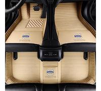 KIPPOT Auto FußMatten, Für Volvo XC60 2009-2015 Auto-Fußmatten Allwetter-Leder wasserdicht rutschfest vorne und hinten kompletter.,D