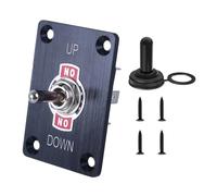 Kippschalter, 12V 30A Wasserdicht Robuster Wippschalter EIN/Aus 2-Pins 2 Position SPST mit wasserdichter Kappe für Montageplatte, für Auto, Auto, Marine, Boot