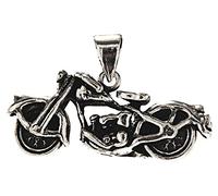 Kiss of Leather Motorrad Anhänger aus 925 Sterling Silber Nr. 264