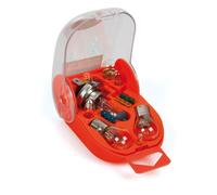 KIT 11 GLÜHBIRNEN HALOGENLAMPE H4 ERSATZ + SICHERUNGEN FÜR AUTO ZULASSUNG