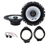 ALPINE SXE-1725S 16,5 cm Koaxial Lautsprecher Einbauset für Golf 4 Golf 5 Bora