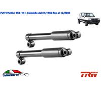KIT 2 Hintere Stoßdämpfer TRW Für Fiat Panda 141 4X4 01/1986-> OE