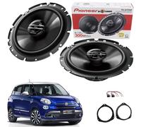Kit 2 Lautsprecher Pioneer Koaxial Vorne für Fiat 500L 6,5" 165mm