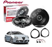 Kit 2 Lautsprecher Vorne/Hinten Pioneer TS-G1710F Für Alfa Romeo Giulietta
