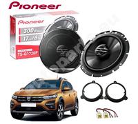 Kit 2 Pioneer TS-G1720F Frontlautsprecher Für Dacia Sandero Ab 2012