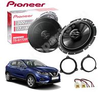 Kit 2 Pioneer TS-G1720F Frontlautsprecher Für Nissan Qashqai Ab 2007