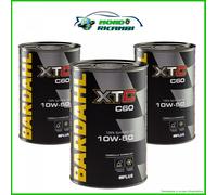 Kit 3 L Motoröl Bardahl XTC C60 15W50 Racing & Sport Line + Serviceheft
