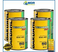 KIT 4 LT Motoröl BARDAHL TECHNOS XVS 5W-40 + Adhäsives Serviceheft