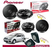 Kit 4 Pioneer Lautsprecher Vorn Hinten Für Fiat Punto 188 + Taschen