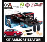 Kit 4 Stoßdämpfer Komplett Puffer Vorne Hinten Ford Fiesta V