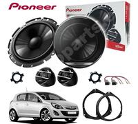 Kit 4 Vorne Lautsprecher Pioneer TS-G170C 6,5" 2-Wege für Opel Corsa D-E ab 2006