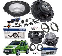 Kit 6 Lautsprecher ALPINE Vorne+Hinten Für Fiat Qubo Fiorino 2008 165mm