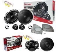 Kit 6 Pioneer Lautsprecher Vorn Hinten Für Fiat Punto 188 + Taschen