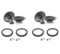 Kit 8 Lautsprecher Focal Universal Für Mercedes Viano W639 Serie Von 2006 An ...