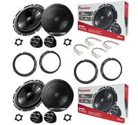 Kit 8 Pioneer 6,5" 4Ω 2-Wege Lautsprecher Front Heck Für Ford C-MAX II 2010