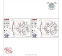 Kit Bremsscheiben Brembo Hinterachse für MERCEDES S-KLASSE AMG S E-KLASSE C-KL D