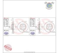 2x BREMBO Bremsscheibe COATED DISC LINE 09.9772.11