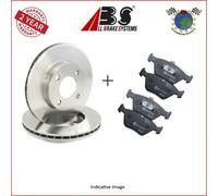 Kit Bremsscheiben und Bremsbeläge vorne ABS für JAGUAR S-TYPE #gi