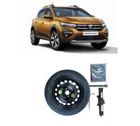 KIT Ersatzrad Notrad 16" DACIA SANDERO/ STEPWAY +Wagenheber Schlüssel und Tasche