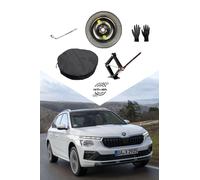 Kit Ersatzrad Notrad 16" für SKODA KAMIQ mit Wagenheber Schlüssel Tasche 125/80