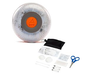 KIT PERSONALIZACIÓN SPORT, S.L. Flash-LED - Neues v16 iot Auto-Notlicht mit Schlüsselanhänger Tragbare Erste Hilfe - orange Kunststoff FL-006