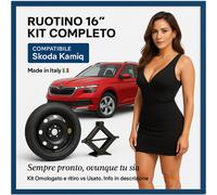 Kit Reserverad 16" Für Skoda Kamiq Wagenheber 125/80 R16 16 1-teilig