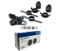 KIT Set FÖR Alpine SXE-1006TW, 2 Hochtöner mit 45 watt rms und 280 watt max 3 cm Durchmesser mit Einer Tiefe von 1,5 cm empfindlichkeit 88 db spl, paarweise + zubehör und 5 kostenlose Aufkleber