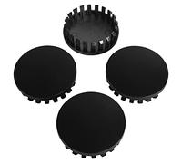 KitsPro 83mm Nabendeckel Felgendeckel Radnabendeckel Nabenabdeckungen für Chevrolet Chevy GMC Colorado Tahoe Suburban Silverado Sierra 1500 Nabenkappen Radnabenabdeckung, 4 Stück (Matt-schwarz)