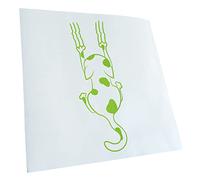 Kiwistar - Autoaufkleber - Grün - 24x8cm Katze - Heckscheibe Auto Aufkleber wetterfest für Kfz LKW Mofa Truck - Sticker außen selbstklebend Tuning Zubehör für Fenster Fahrzeug Scheibe