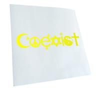 Kiwistar - Autoaufkleber - Neongelb - 50x13cm Coexist Symbole - Heckscheibe Auto Aufkleber wetterfest für Kfz LKW Mofa Truck - Sticker außen selbstklebend Tuning Zubehör für Fenster Fahrzeug Scheibe