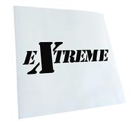 Kiwistar - Autoaufkleber - Schwarz - 40x14cm Extreme - Heckscheibe Auto Aufkleber wetterfest für Kfz LKW Mofa Truck - Sticker außen selbstklebend Tuning Zubehör für Fenster Fahrzeug Scheibe