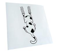 Kiwistar - Autoaufkleber - Schwarz - 60x21cm Katze - Heckscheibe Auto Aufkleber wetterfest für Kfz LKW Mofa Truck - Sticker außen selbstklebend Tuning Zubehör für Fenster Fahrzeug Scheibe