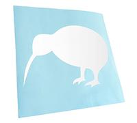 Kiwistar - Autoaufkleber - Weiß - 15x11cm Kiwi/Neuseeland - Heckscheibe Auto Aufkleber wetterfest für Kfz LKW Mofa Truck - Sticker außen selbstklebend Tuning Zubehör für Fenster Fahrzeug Scheibe