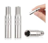 Kjzeex 3 Stück Ventilverlängerung Autoventil, Ventiladapter, 39mm Ventilverlängerungen Adapter Kupfer Autoventil Verlängerung Gerade, Autoventil Ventil Verlängerung Adapte für Scooter, Auto, PKW