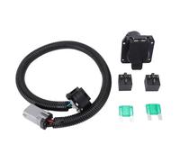 Klanata 7-poliger Anhänger-Kabelbaum und Steckersatz - passend für 1999-2001 F-450 F-550 Super Duty - ersetzt OE 55243