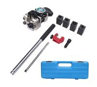 Klanata Professionelles Bördelwerkzeug für Bremsleitungen - 45-Grad-Bördelset für auslaufsichere Verbindungen an 3 16, 1 4, 5 16, 3 8 Zoll Schläuchen