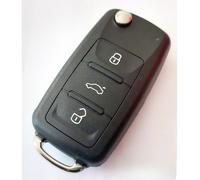 Klapp Auto Schlüssel Fernbedienung Gehäuse 3 Tasten passend f. VW Skoda Seat HAA